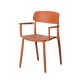 Silla Comedor PP Exterior Teja | fanmuebles
