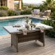 Table de Jardin Patsy Gris 160x100