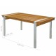 Table Extérieure Norah Acacia Inox 220x100