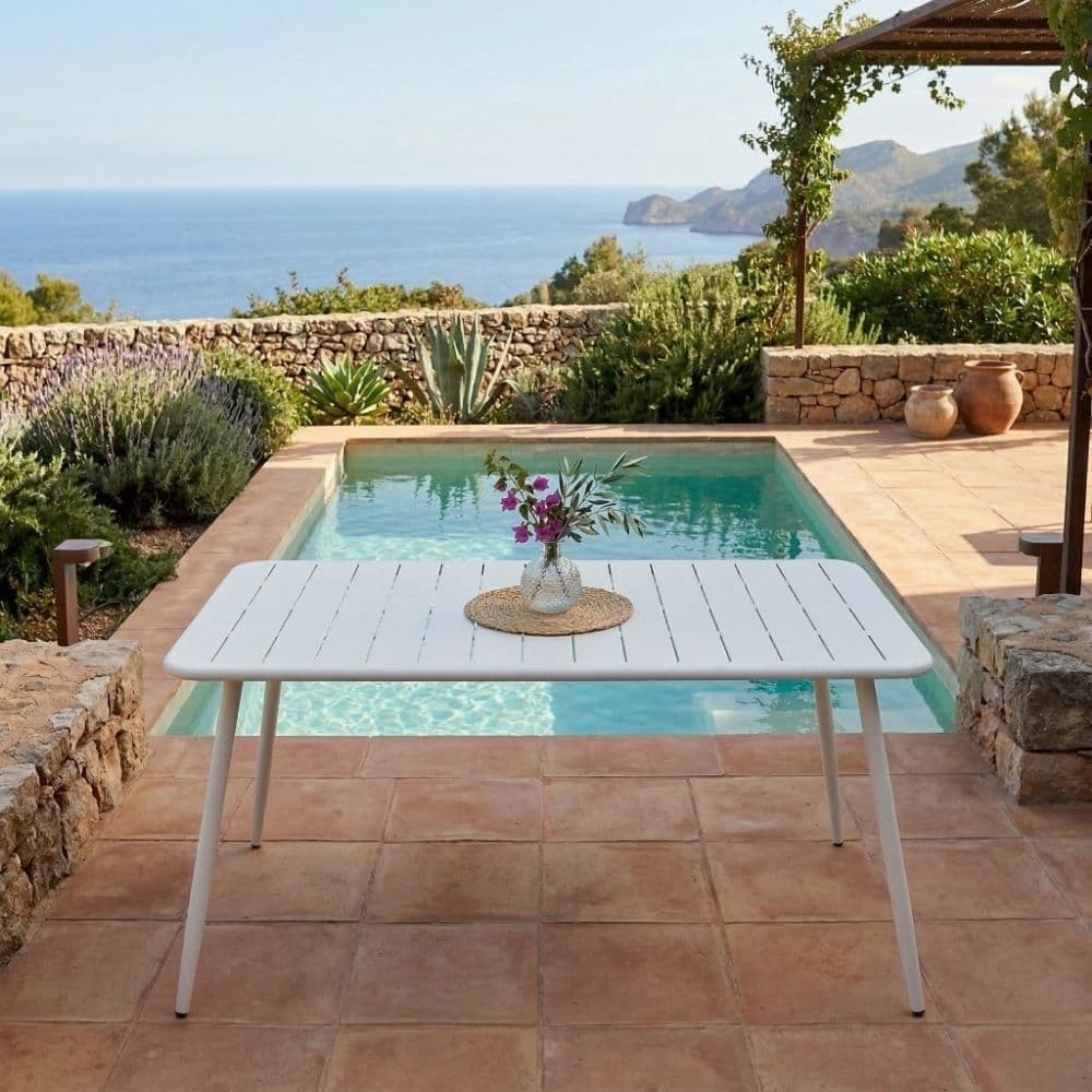 MESA PANKOW BLANCO 150 X 90 X 72 CM