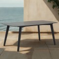 Mesa Marín Antracita 180 x 72 x 90 cm