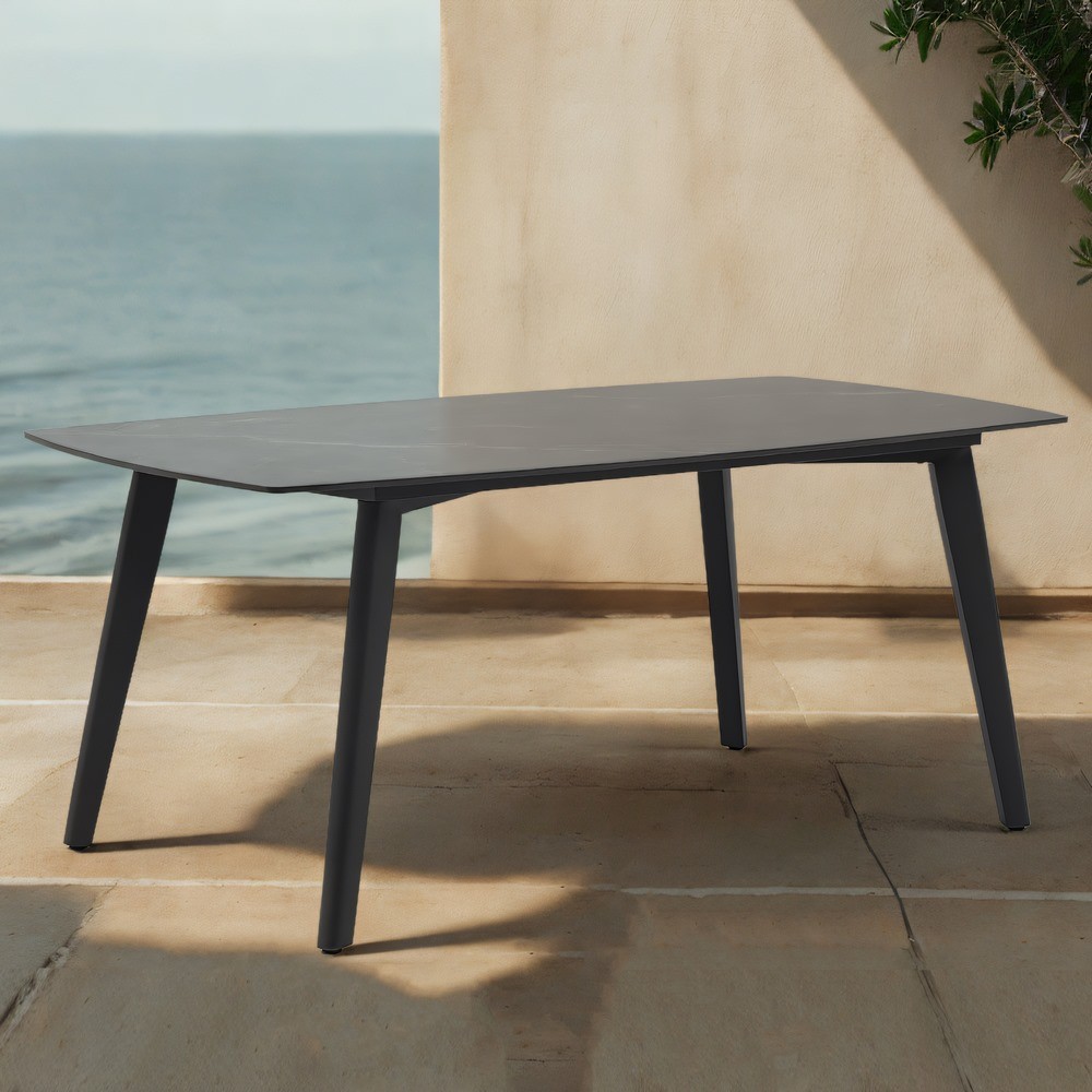 Mesa Marín Antracita 180 x 72 x 90 cm