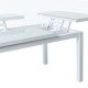 Mesa Abatible Agnes Blanco 120 x 48.5 x 60 cm