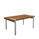 Gartentisch Esstisch Norah Massivholz Edelstahl 160x85