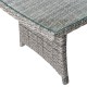 Garten-Eck-Essgruppe Dalila Altgraues Rattan