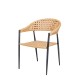 Silla Niva Grafito - Natural 55 x 81 x 59.5 cm