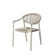Silla Apilable Taupe 56.5 x 80.5 x 56.5 cm