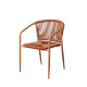 SILLA TERRACOTA ALUMINIO-RATTÁN PE 57 X 60 X 77,50 CM