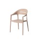 Silla de Comedor Polipropileno Beige | fanmuebles