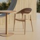 Silla de Comedor Polipropileno Beige | fanmuebles
