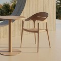 Silla Beige 53.5 x 83 x 56 cm