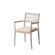 Silla Beige 55 x 85 x 55 cm