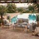 Conjunto Relax Tanya Beige 350 x 78 x 200 cm