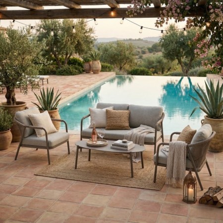 Conjunto Relax Tanya Beige 350 x 78 x 200 cm