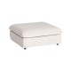 PUF BEIGE DM-TEJIDO SALÓN 100 X 100 X 42 CM
