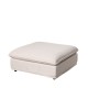 Puf Beige 100 x 42 x 100 cm