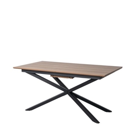 Mesa Extensible Marrón - Negro 160 x 76 x 90 cm
