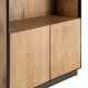 ALACENA NATURAL MADERA DE MANGO SALÓN 90 X 44 X 180 CM