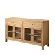 APARADOR NATURAL MADERA MINDI SALÓN 160 X 45 X 89 CM