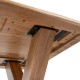 Tavolo da Pranzo Legno Acacia Bordo Irregolare 180x90 - fanmuebles
