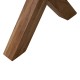 Tavolo da Pranzo Legno Acacia Bordo Irregolare 180x90 - fanmuebles