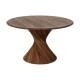 Mesa Comedor Redonda Madera Acacia 130 cm - fanmuebles