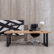 Table Manger Industrielle Bois Manguier 240x100 - fanmuebles