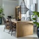 Mesa Jantar Pinho Natural 200x100 Farmhouse - fanmuebles