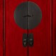 Roter Orientalischer Schrank Recyceltes Kiefernholz 83x195 cm