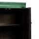 Armoire Bois Recyclé Vert Vintage Artisanale 83,5x195 cm