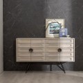 Credenza Boho Bianca Decapé Legno Mango 152x41x92 cm