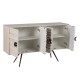 Buffet Boho Bois Manguier Blanc Patiné 152x92 - fanmuebles