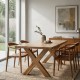 Esstisch Akazienholz Baumkante Natur 180x90 - fanmuebles