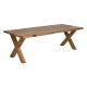 Mesa Comedor Madera Acacia Borde Irregular 240x100 - fanmuebles