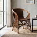 Cadeirão Rattan Estilo Artesanal Natural 57 x 84 x 59 cm