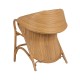 Fauteuil Rotin Naturel Style Boho Chic 65x63x78 cm