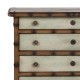 Cómoda Colonial Madera Mindi 4 Cajones 95x85 cm