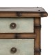 Commode Coloniale Bois de Mindi 4 Tiroirs 95x85 cm