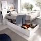 Cabeceira + Sommier Ten Branco