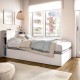 Cabeceira + Sommier Ten Branco