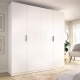 Schrank 4 Drehtüren Emax Weiß - fanmuebles
