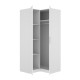 Roupeiro de Canto K88543 Branco 96,9 x 203,5 cm - fanmuebles
