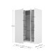 Cabina armadio angolare 3 ante Emax Bianco - fanmuebles
