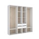 Closet Suit Branco Natural Reversível 196x205x45 cm