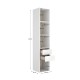 Colonna Guardaroba Suit Bianco e Naturale 45 cm