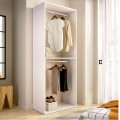 Cabina Armadio Suit - Suit - Bianco - Naturale 80 x 204,5 x 45 cm