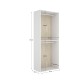 Cabina Armadio Suit Bianco - Naturale 80 cm