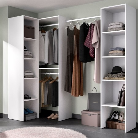 Suit Eckschrank Weiß Anpassbar