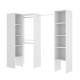 Closet de Canto Suit Branco Adaptável