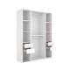 Cabina armadio aperta Suit bianco naturale 158 cm - fanmuebles